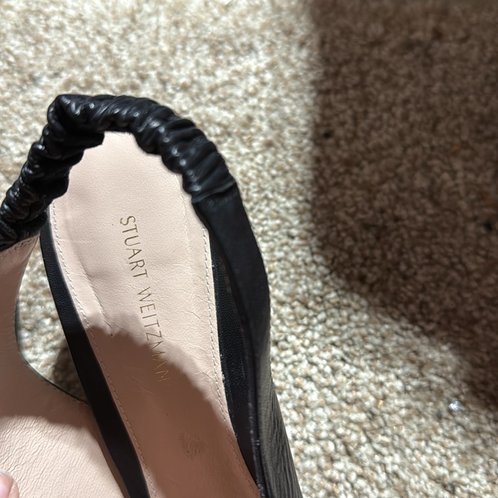 Stuart weitzman Elegant Black Slingback Heels - Picture 3 of 3